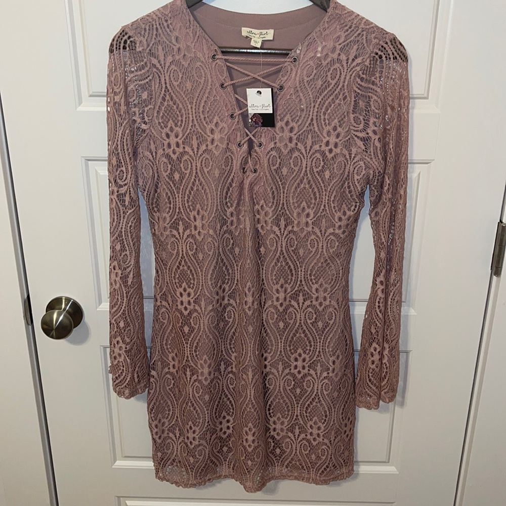 Brand New Lilac Lace Dress